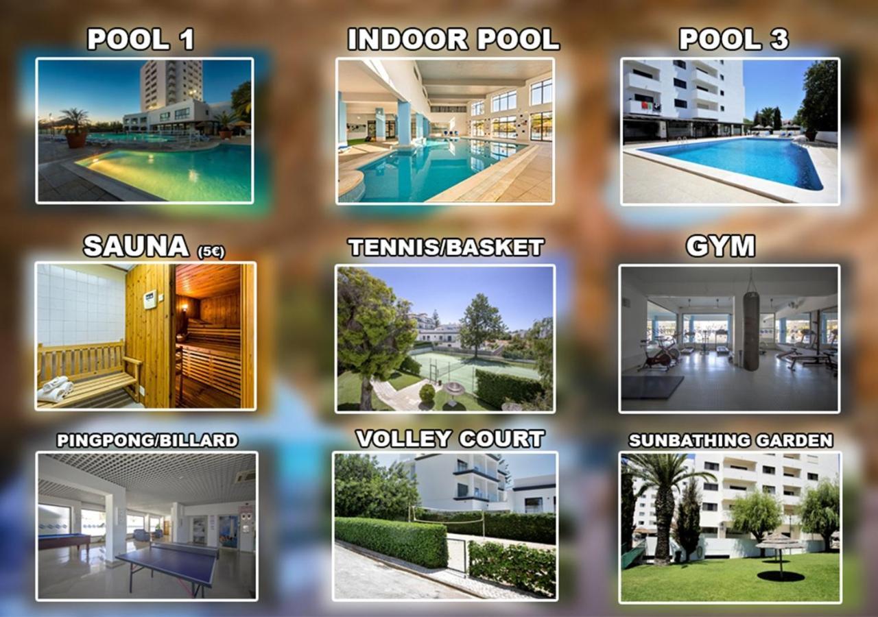 Sea View Apartment - 3 Swimming Pool & Fitness Albufeira Exterior photo